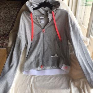 Stella McCartney for Adidas Gray Logo Hoodie Rare  Never Used